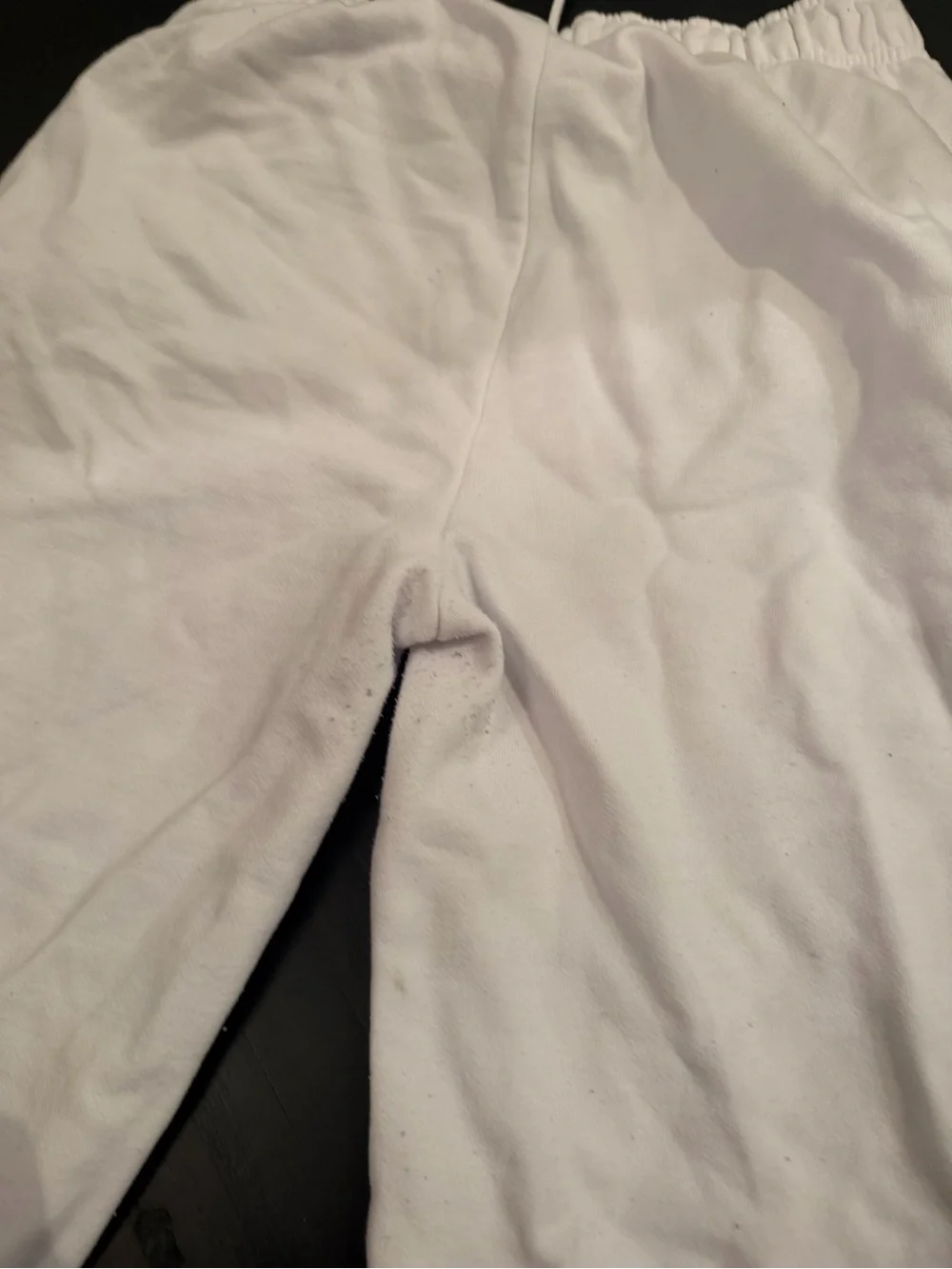 ALO Yoga White Track Joggers with Elastic Cuffs